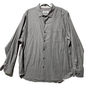 Tommy‎ Bahama Shirt Men's XL Gray Classic Professional Preppy
